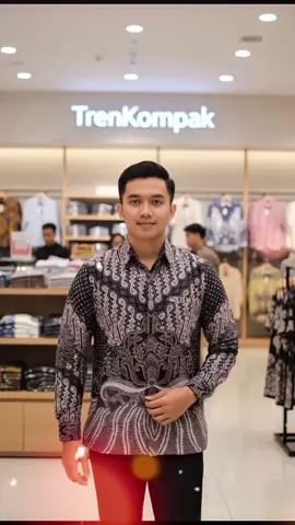Kemeja batik lengan panjang, motif modern & elegan. Bahan premium, adem, dan anti-kusut. Tampil berkelas di setiap acara, dari kantor hingga kondangan! #KemejaBatik #BatikModern #BatikPria #FashionPria #localpride 