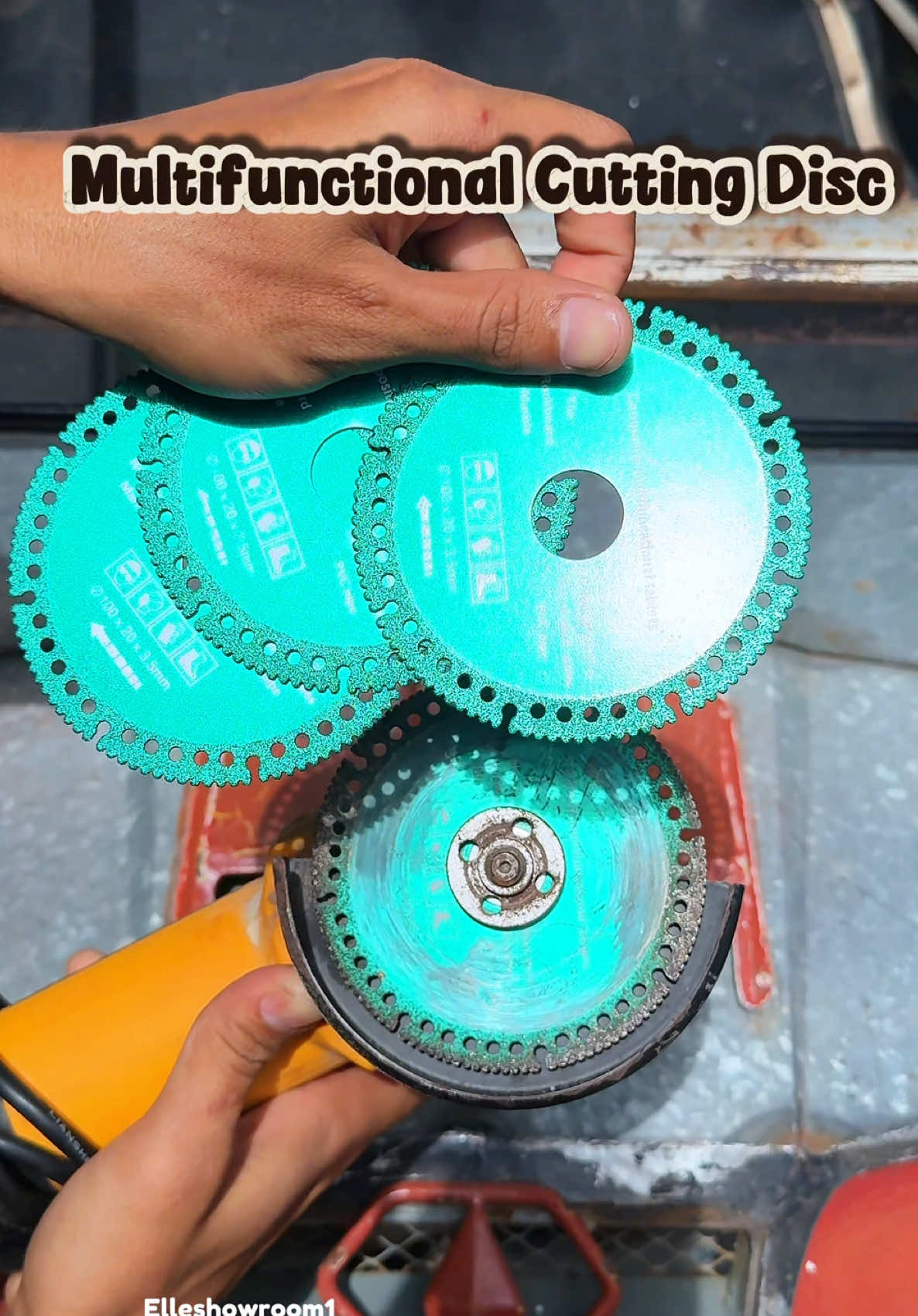 Multifunction 6in1 Diamond Cutting Disc ✅Can be Use in Tiles, Rocks, Iron, Metal, Slab, Marbles ✅Hard Diamond Edge Design  ✅High Temperature Resistant  ✅Low Cutting Noise  #grinderdisc #toolsforcutting #grinderdiscs #multifunctionaldisc #disc @GoPHMall 