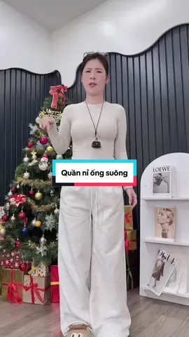 Các bà nhanh tay, đông tới mặc quần nỉ cho ấm#tranguytin #hienhoafamily 