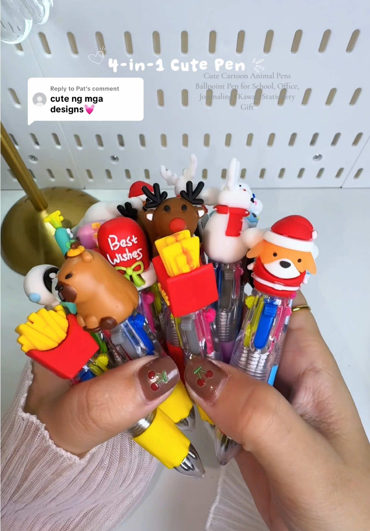 Replying to @Pat  Cute Cartoon Animal Pens Ballpoint Pen for School, Office, Journaling | Kawaii Stationery Gift for Students #ballpen #cuteballpen #giftforkids #giftideas 