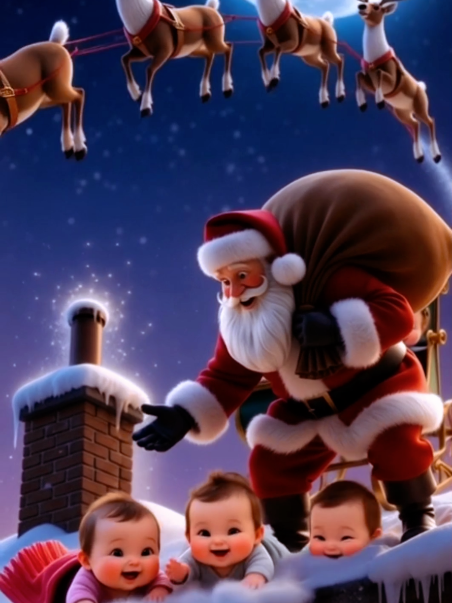 Christmas is coming  #SantaClaus  #CartoonStyle #Christmas2025 #FYP #KidsContent 