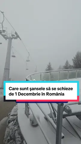 Care sunt şansele să se schieze de 1 Decembrie în România #zapada #romania #news #stirilezilei #gandul