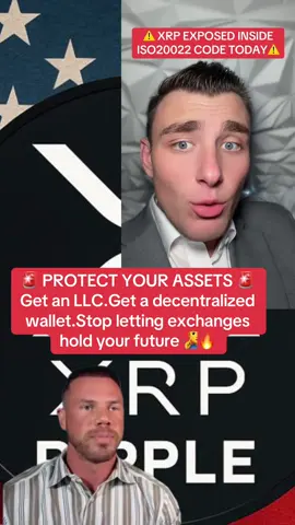 🚨 PROTECT YOUR ASSETS 🚨 Get an LLC.Get a decentralized wallet.Stop letting exchanges hold your future🧏‍♂️🔥 #crypto #xrp #xrparmy #xrpcommunity #viral 