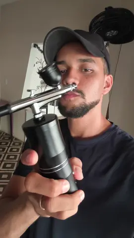 Aerógrafo Portátil Recarregável 🥇  #aerografo #pintura #bolo #estetica #detalhamentoautomotivo 