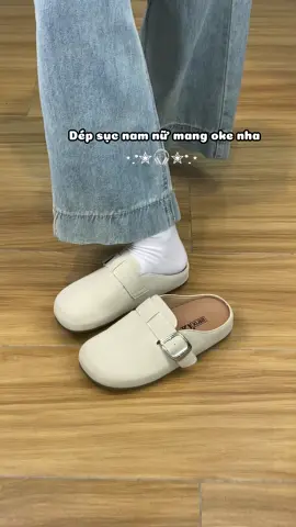 Dép sục nam nữ đều mang được nha #depsuc #depnu #gaubata 