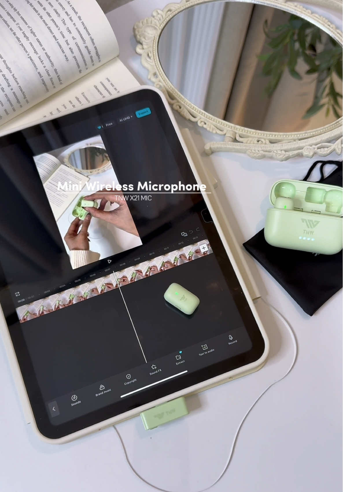 Yaaay! Ang gandaa ng mini wireless microphone ni @TNW Tech PH ── .✦ #wirelessmicrophone #tnw #tnwwirelessmicrophone #lapelmicrophone 