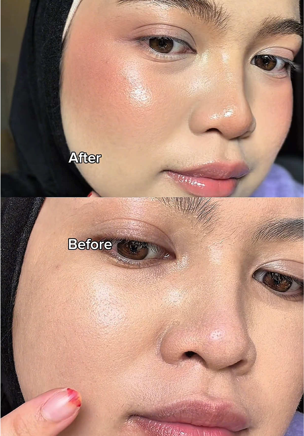 cara paling senang lah ni nak buat base tu smooth tak crack