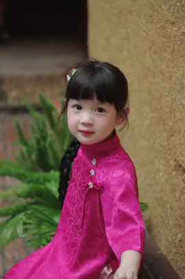 Áo dài Hồng Điệp- BST Tết 2026 cho các con quá xinh iu luôn các mẹ ơi #aodaibegai #aodaiembe #tet2026 #aodaitet #econice 