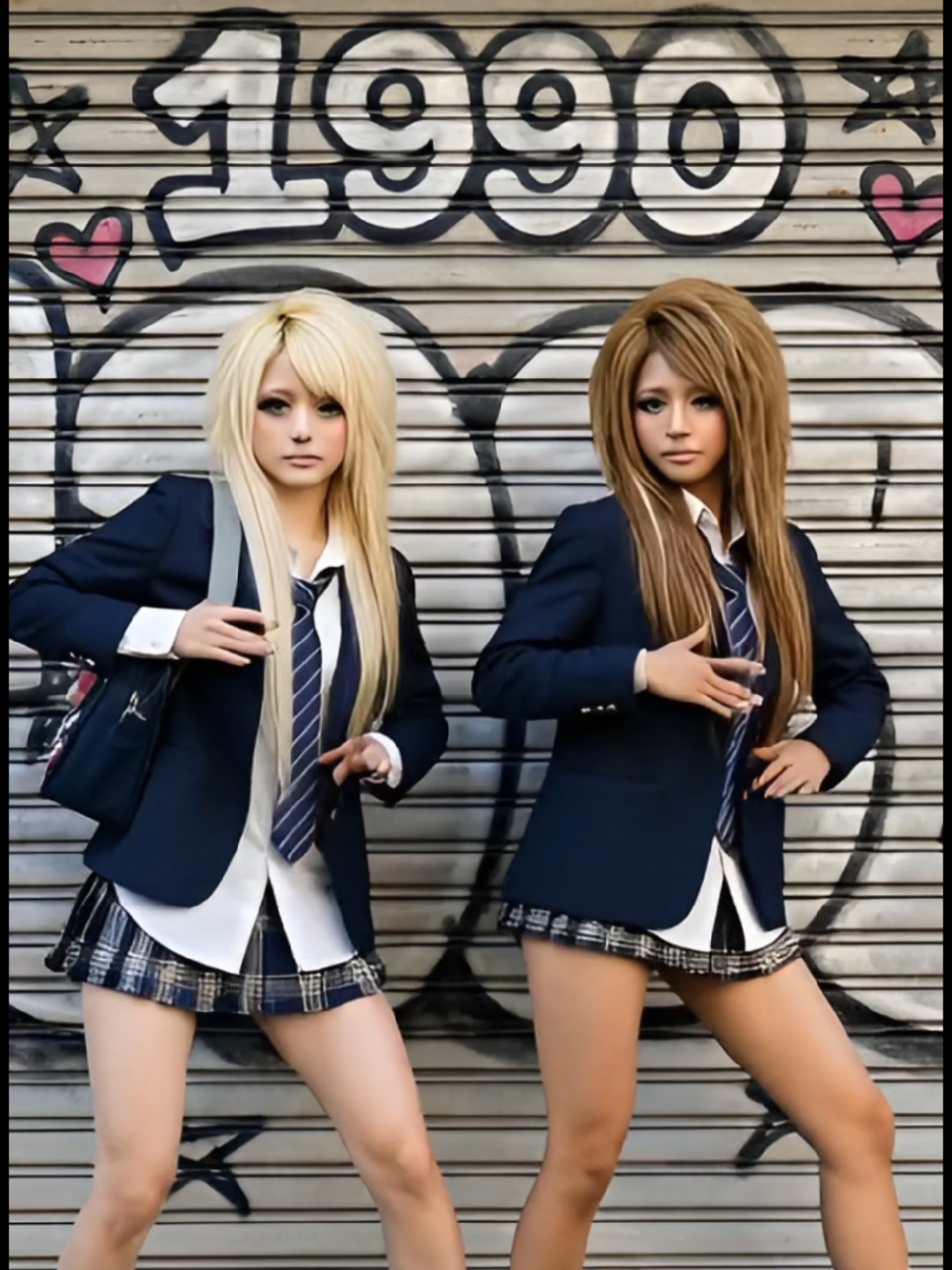 どの時代が好き？ #AI生成動画 #JK #制服 #昭和レトロ #平成ギャル 