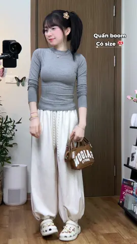 Trên video là e cao m5 40kg đang mặc size M nha mb🍄🍒✨ #xuhuong #quanni #quandai #quanboom #meozbasic 