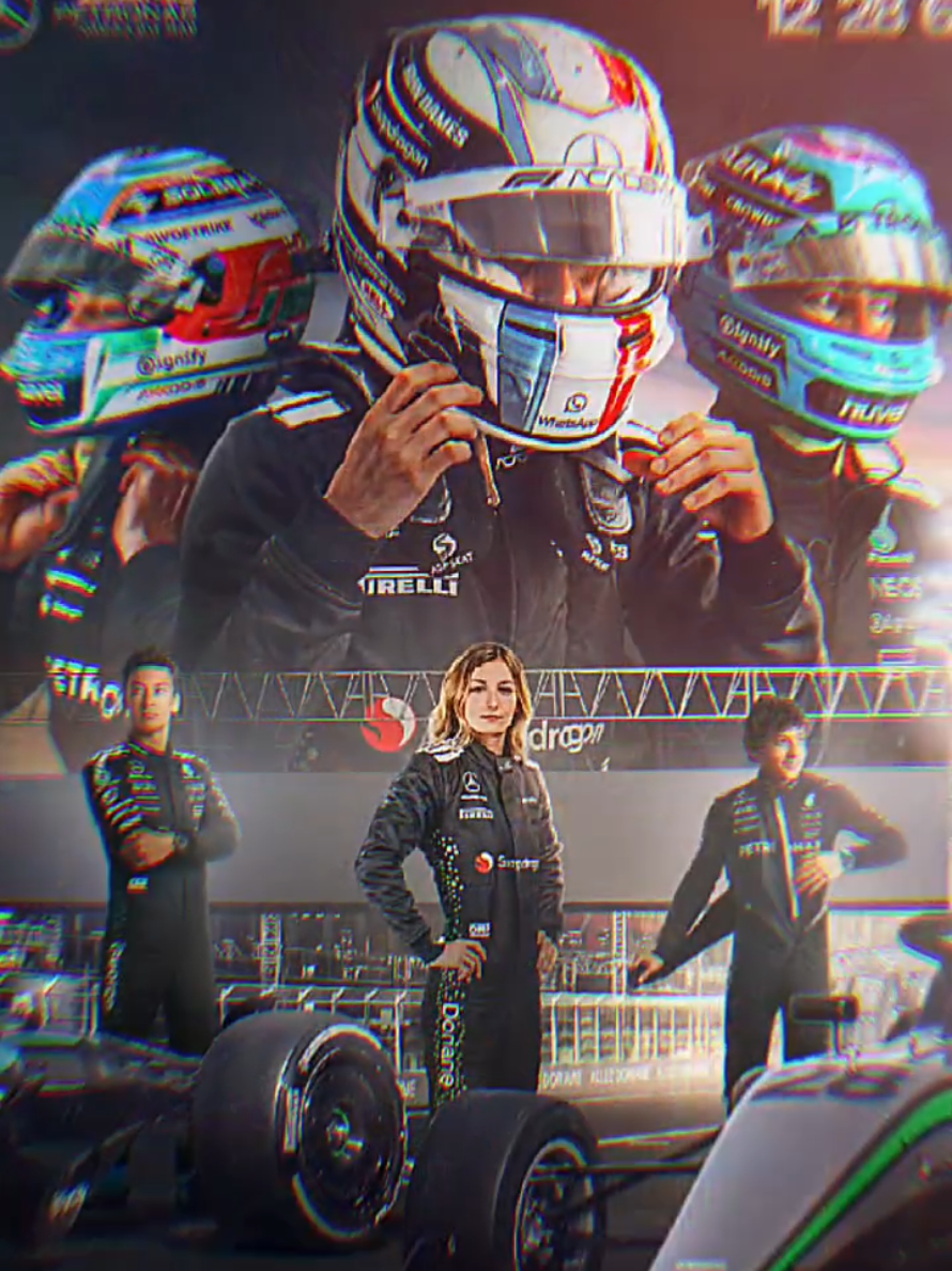 Mercedes izin tampil🤪🏁. Gacor bangeet wakkk #georgerussell #kimiantonelli #dorianepin #mercedesamg #f1 