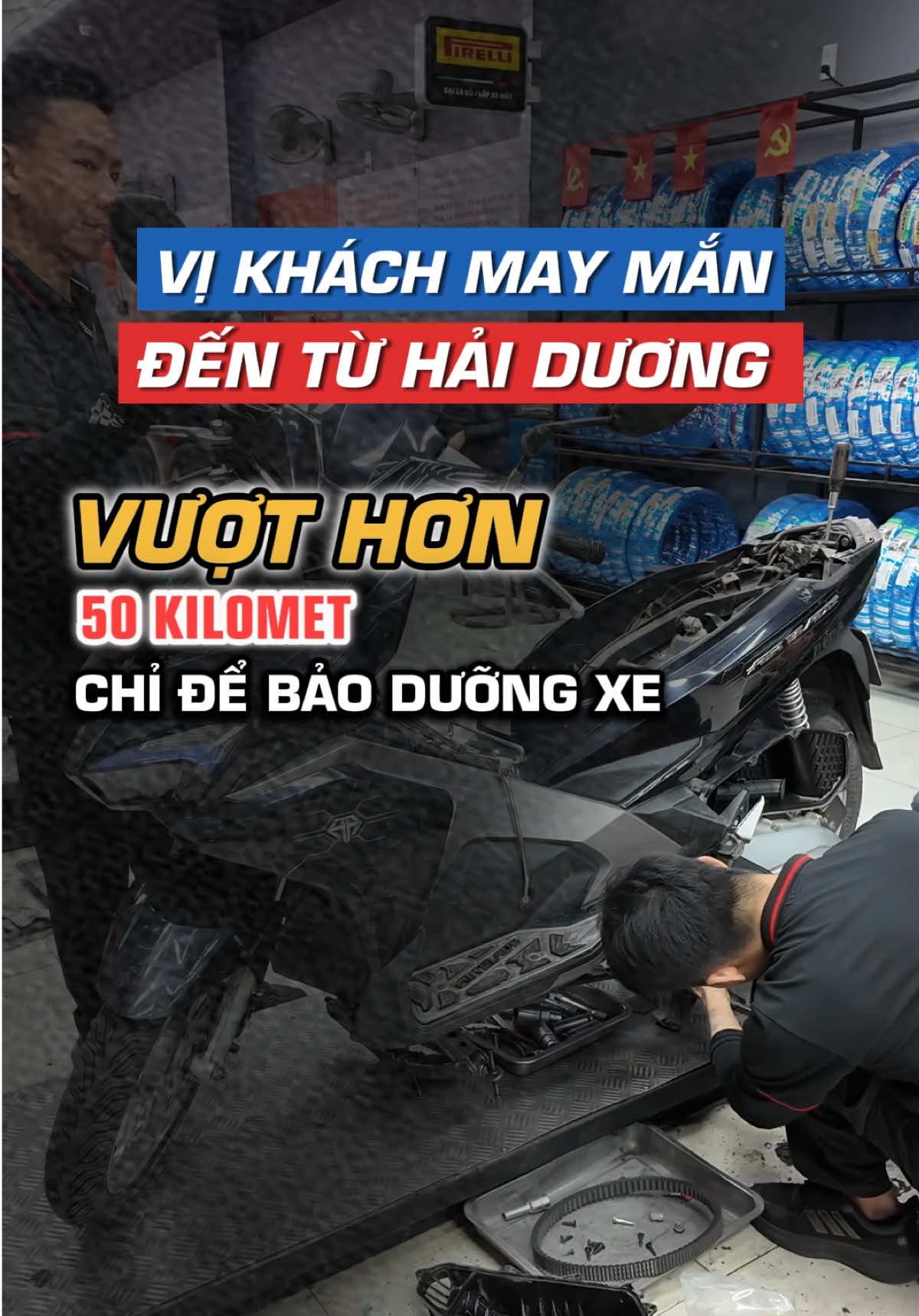 Khách đi từ Hải Dương lên Hải phòng để bải dưỡng xe, nhưng đặc biệt nhất là bộ côn của chiếc xe này #xecungmotor #baoduongxemay #suaxemay #haiduong #ab 