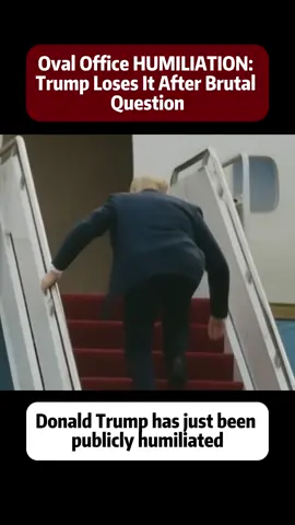 Oval Office HUMILIATION: Trump Loses It After Brutal Question#unitedstates #trump #breakingnews #news #usnews 