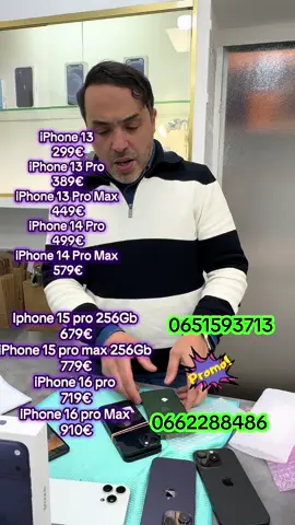 Large, choix de téléphone, iPhone disponible directement chez Akitech non reconditionné En promotion à un prix imbattable pas cher  iPhone 17 pro  iPhone 17 pro Max  #mobile #videoviral #paris #akitech #phone 