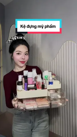 Kệ đựng mỹ phẩm siu đẹp, chân ái cho con gái chúng ta 😜#miariviu #kedungmypham #kedung #kemypham #decor 