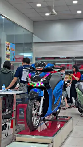 Sh125i/160i Xanh loang đen 3D Audi + bi cầu mâm cnc 10🍠#xedovietnam #tuyetnganxemay #xuhuongtiktok #sh #sh125 