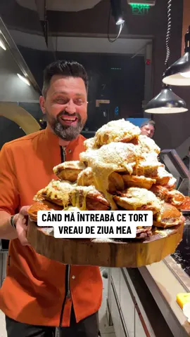 Când mă întreabă lumea ce tort vreau de ziua mea?! 😄 #oznburger #cheforlandozaharia #birthdaycake 