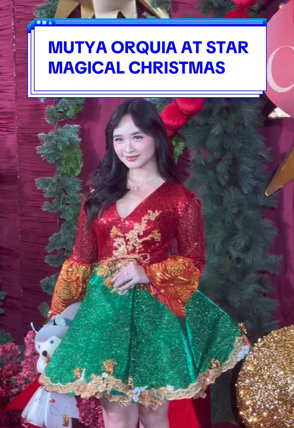 Mutya Orquia at the #StarMagicalChristmas2025 #SleighTheNight #PEPVideo #PEPNews 