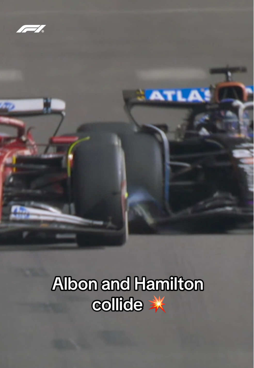 a race to forget for alex 😔 #f1 #lasvegasgp #alexalbon #lewishamilton 