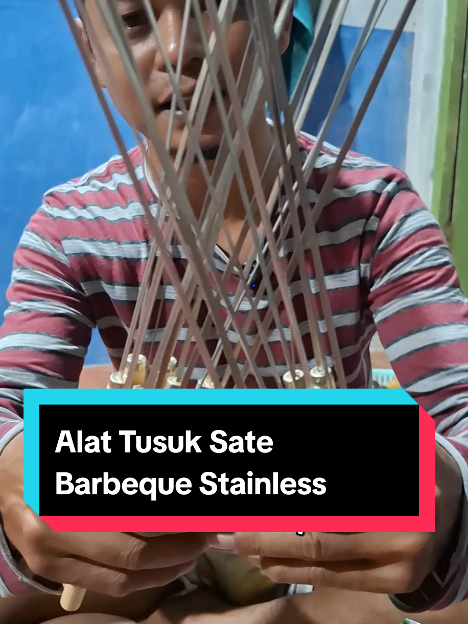 Alat Tusuk Sate Barbeque Stainless #tusuksate #tusuksatestainless #bbq 