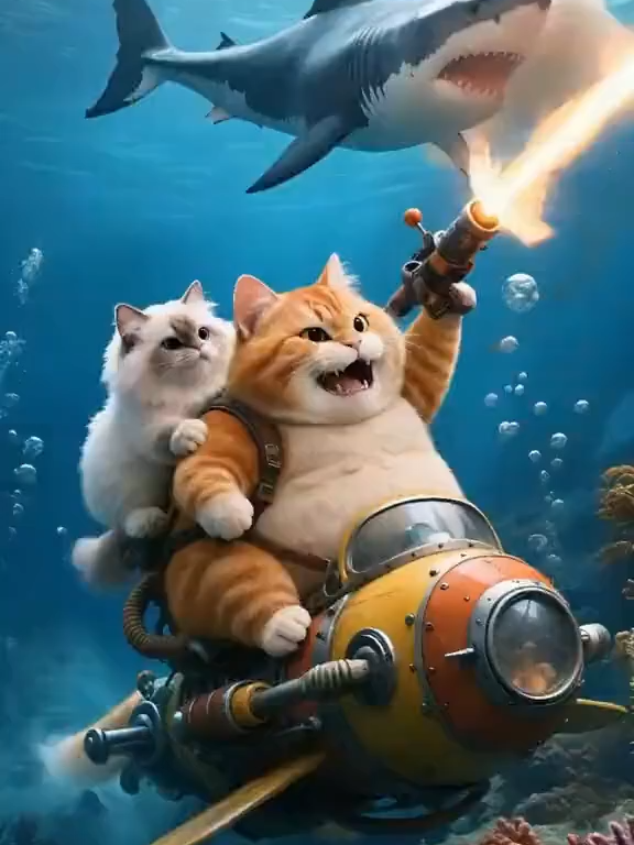 #foryou #catlovers #cartoon #kitten #aicat #haha #funnyvideos #orangecat #cutecat #catlover #kitty #tiger #kucing #fyp #ai #cat