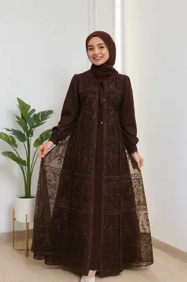 Davina Dress Bahan Ceruty Baby #dresswanita #dresswanitacantik #gamiswanita #fyp #promomakanharian 