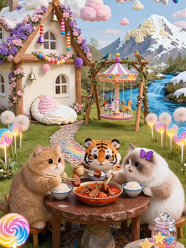 #foryou #catlovers #cartoon #kitten #aicat #haha #funnyvideos #orangecat #cutecat #catlover #kitty #tiger #kucing #fyp #cat #ai