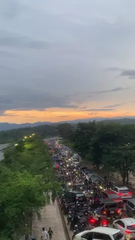 Lahat seindah itu kalau udah sore 😍 #fyp  #lahatsumateraselatan 