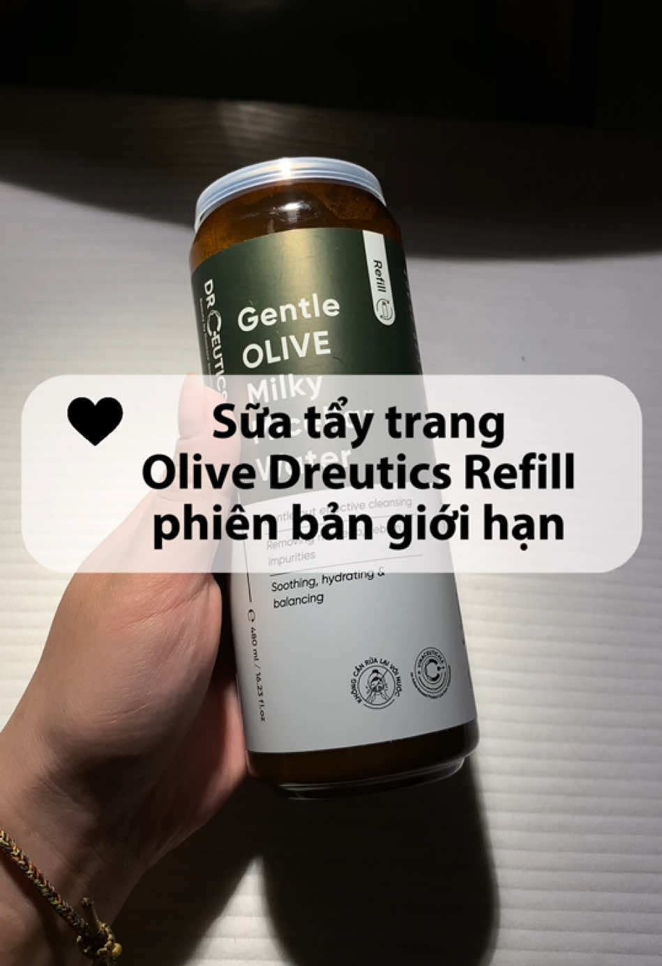 Bà nào muốn tiết kiếm chi phí mà vẫn có 1 sản phẩm tẩy trang hiệu quả thì chính là em này nhé 👀 #duocsitien #olivedreuticsrefill #suataytrang #skincare #unboxing 