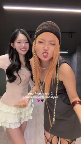 we are literally black and  pink HAHAHHA