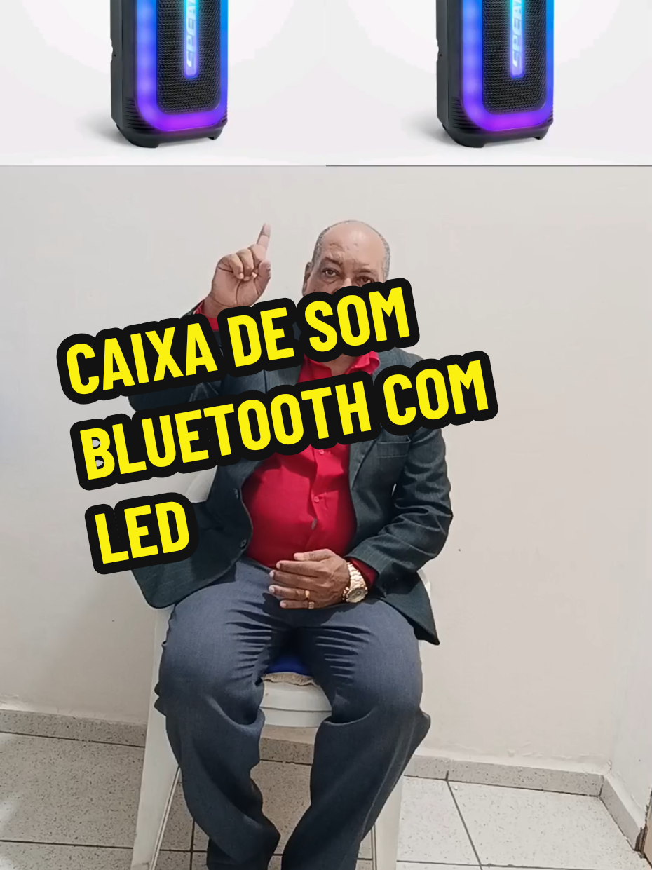 CAIXA DE SOM BLUETOOTH COM LED #tiktokshop #tiktokstudio #tiktokcriador GENTE OLHA IMPERDÍVEL POR MENOS DE 90 REAIS CAIXA DE SOM BLUETOOTH COM LED RGB PORTÁTIL 50 W FM USB TWS XTRAD CLIK NO CARRINHO LARANJA E BOAS COMPRAS 