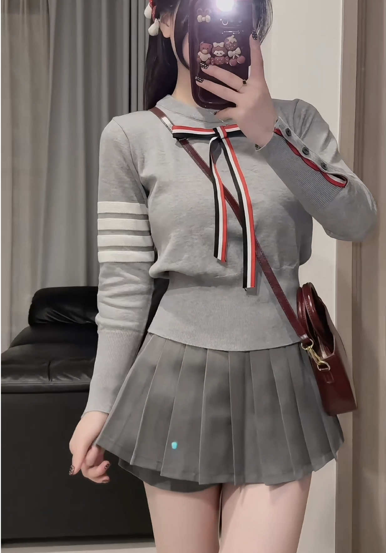 Áo len dệt kim chuẩn vibe girl phố ✨ #htique #aolendetkim #aolenthudong 