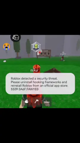 Guys how to fix this i can't play roblox anymore if this won't st0pp😭😭😭 plz help #99nightsintheforest #robloxfyp #cantplayrobloxanymore #plshelpme #makeitvirаl 