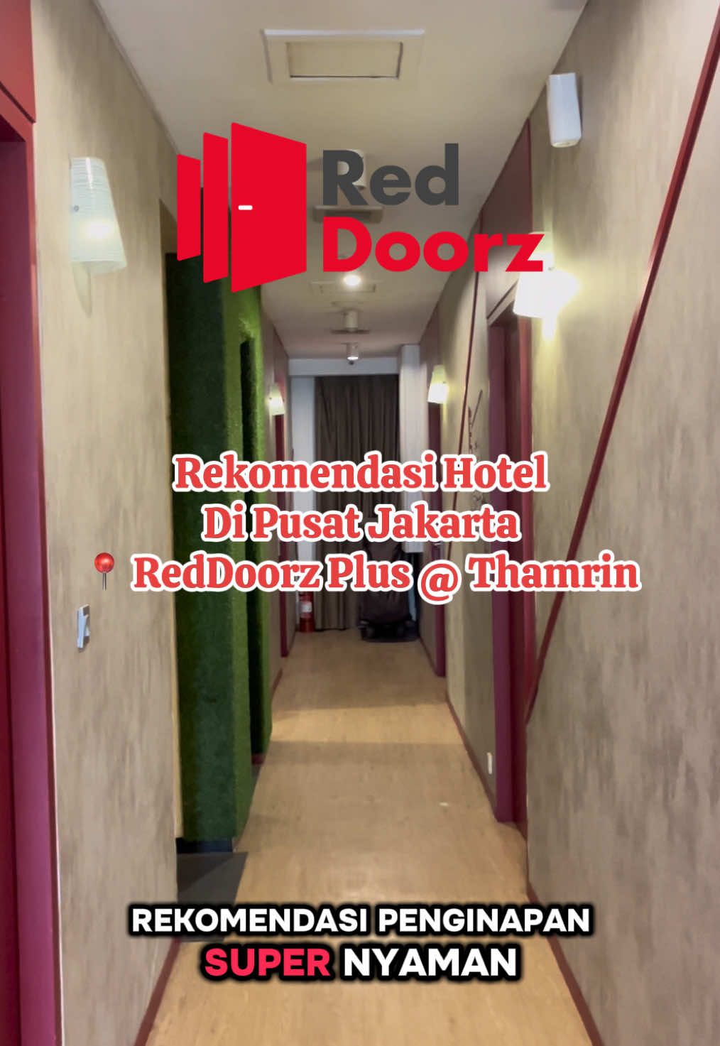 Rekomendasi Hotel Pusat Jakarta yang affordable! 📍 RedDoorz Plus near@ Thamrin . Booking nya pakai app RedDoorz supaya dapet diskon tambahan yaa #REDTRAVELERS #bukasemuapintu #RedDoorz  #hotel #hotelmurah 
