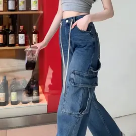 #กางเกงยีนคาร์โก้ 