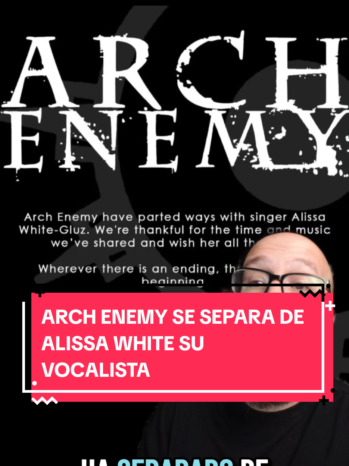 Arch Enemy anuncia su separación con Alissa White-Gluz 😭🤯 La banda acaba de lanzar un comunicado anunciando que separan sus caminos con Alissa White-Gluz pero nos dejan claro que volveran con un nuevo vocalista para 2026 👀 Se especula que volverá Angela Bossow aunque no hay nada oficial por parte de Arch Enemy  Aún se desconoce el motivo por el que se han separado, sígueme para mantenerte al día de esta noticia 🤘 @Arch Enemy  @Alissa White-Gluz  #archenemy #alissawhitegluz #metalband #metalhead #metalmusic 