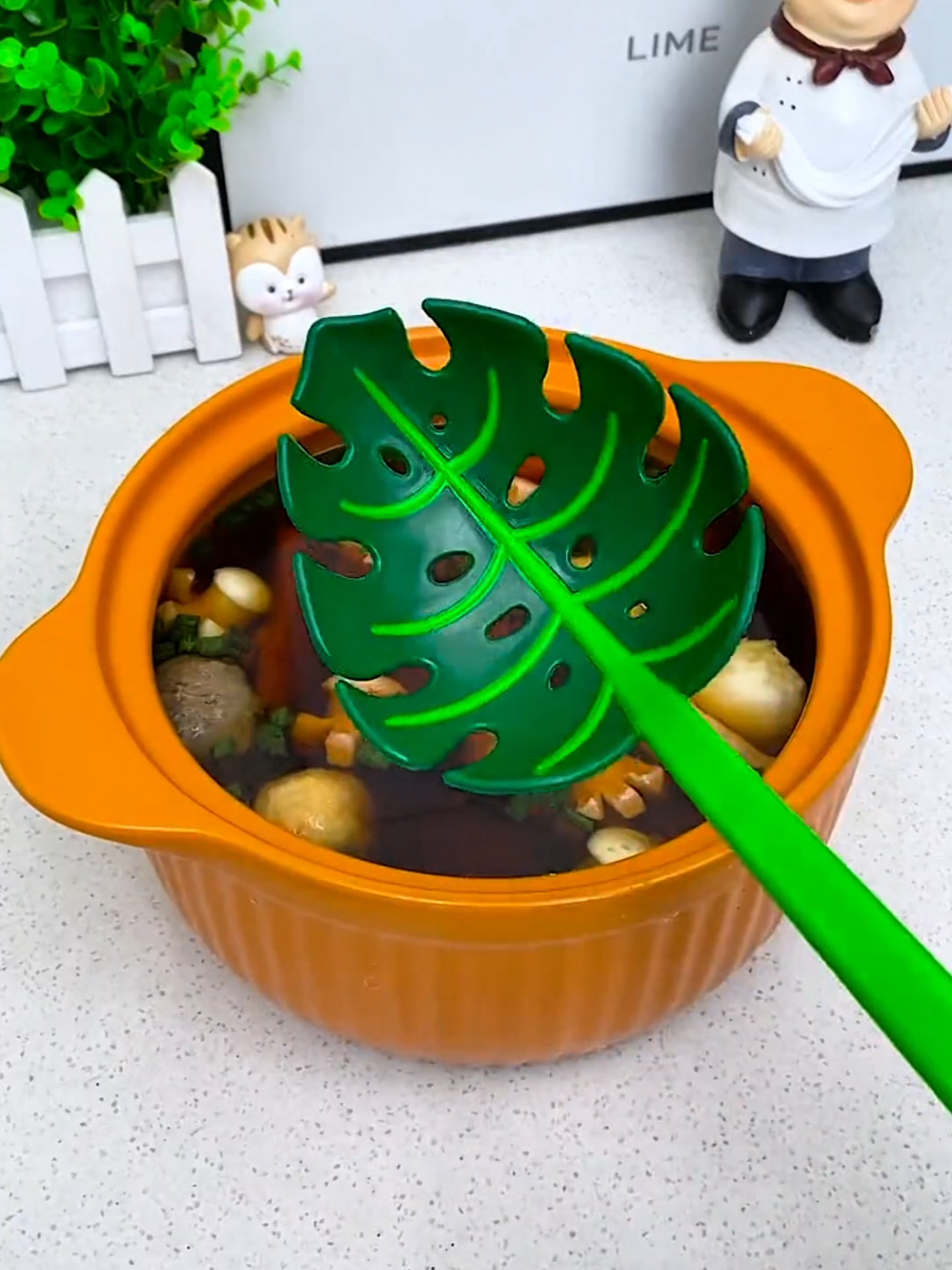 Sendok Saringan Mie Bentuk Daun #sendoksaringan #sendoksayur #sendoksayursup #centongsayur #centongmie 