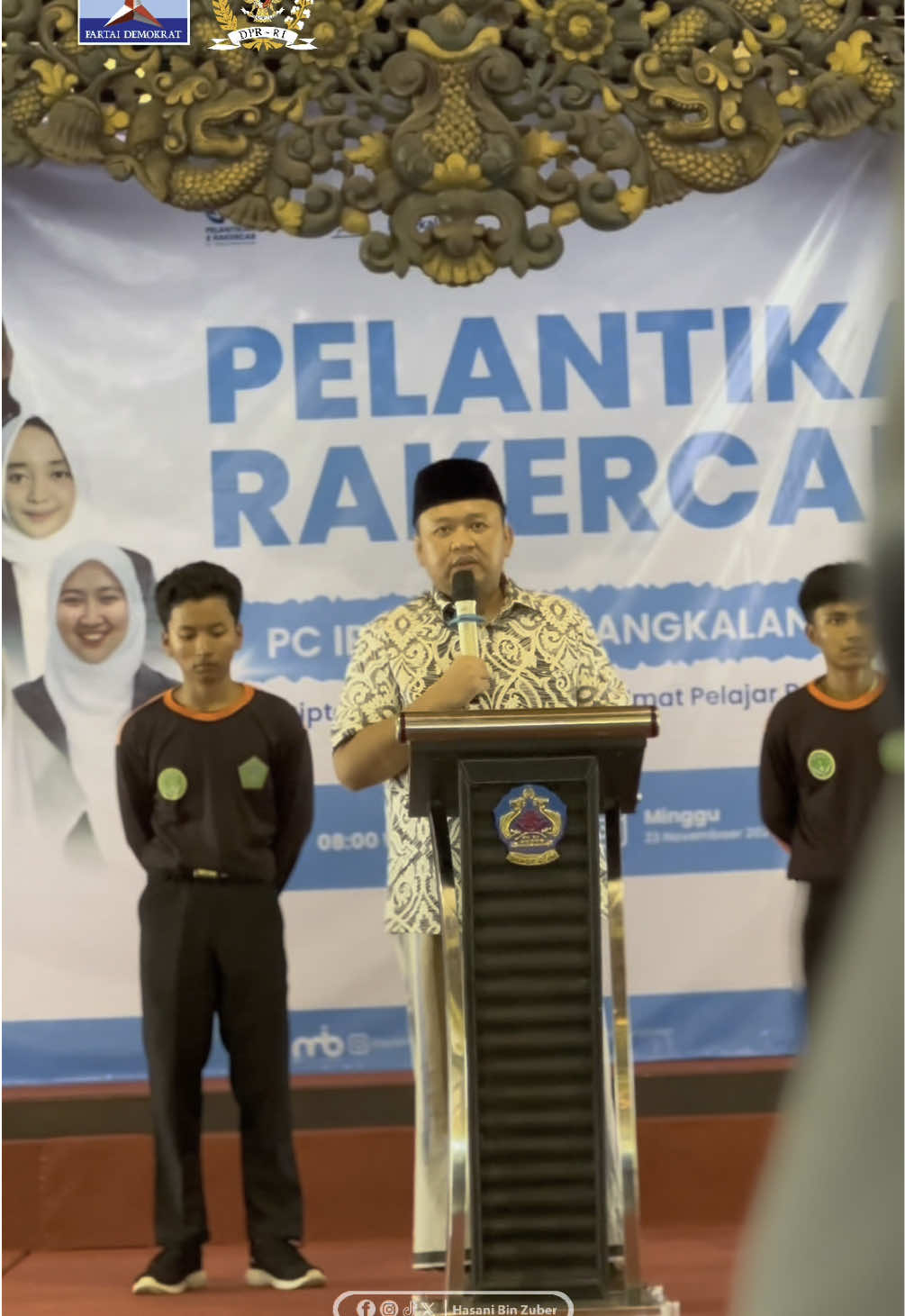 Selamat atas pelantikan PC IPNU IPPNU Kab. Bangkalan masa khidmat 2025-2027, selamat mengabdi dan terus berupaya untuk bermanfaat bagi masyarakat khususnya dalam dunia pendidikan di kabupaten Bangkalan @Agus Yudhoyono (AHY) @Partai Demokrat @Ibasyudhoyono @Fraksi Partai Demokrat DPR RI @ehermankhaeron @DPD DEMOKRAT JATIM @Masemildardak @Hasani bin Zuber #ipnuippnu #nu #dprri #demokratbersamarakyat 
