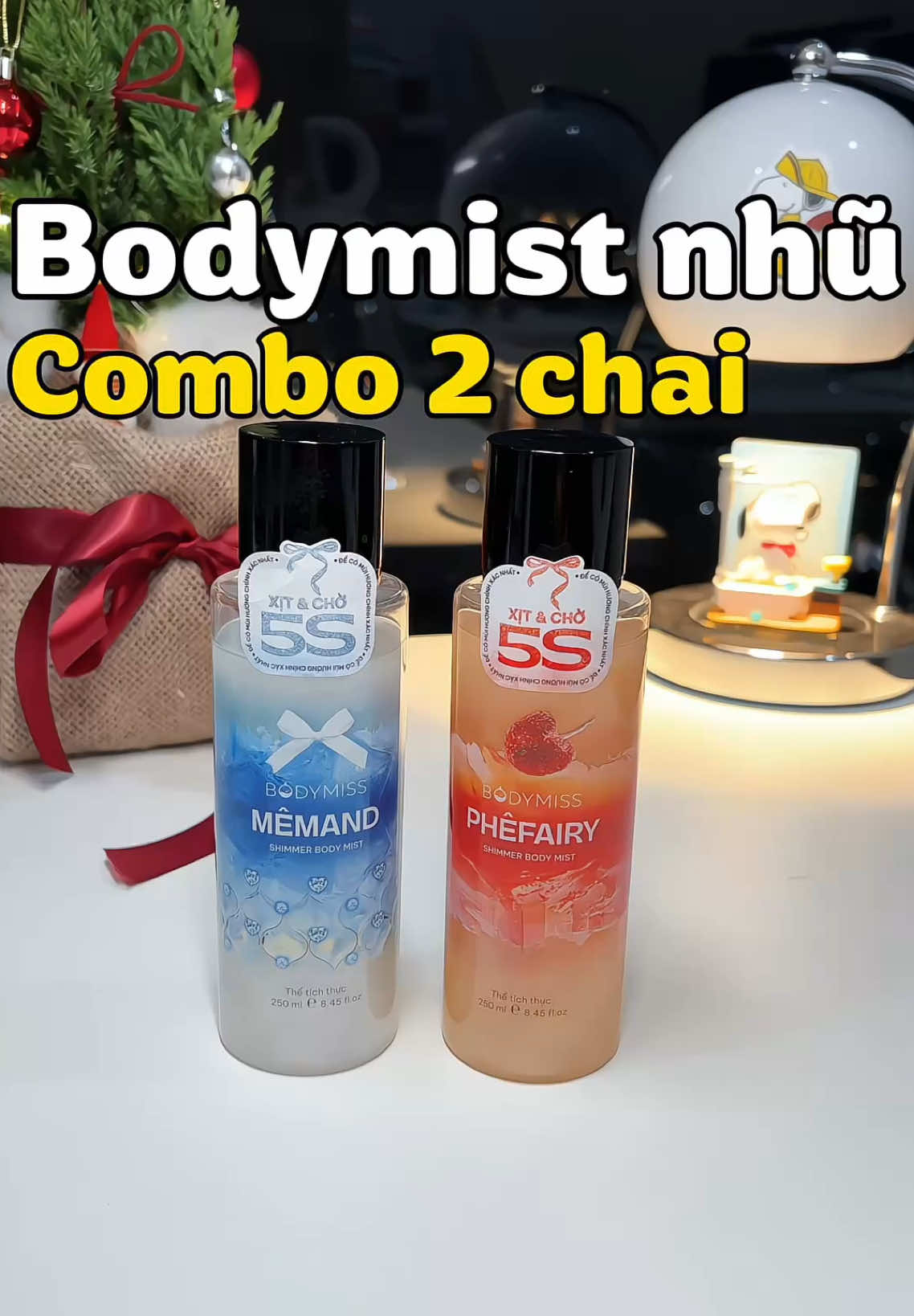Vừa thơm, vừa có nhũ bling bling đẹp lắm luôn #bodymist #bodymistconhu #reviewbodymist #blingbling #annieriviu 
