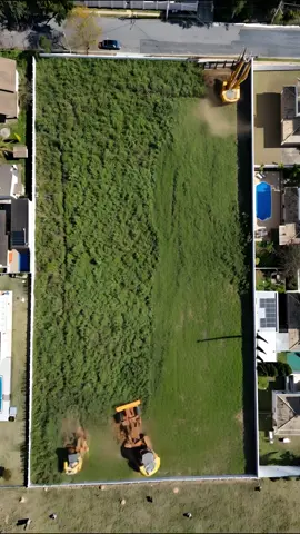 Timelapse da construção de um loteamento  #imoveis #loteamento #corretor #ia #altopadrao 