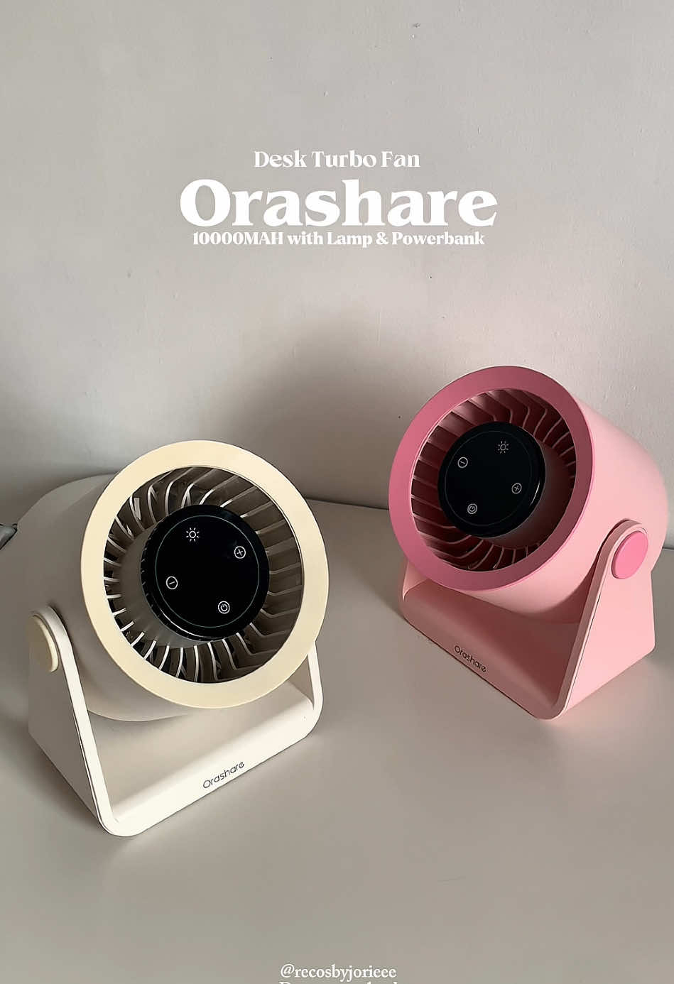 All time fave desk turbo fan! 💫 #turbofan #orashare #fan #deskfan #nightlamp 