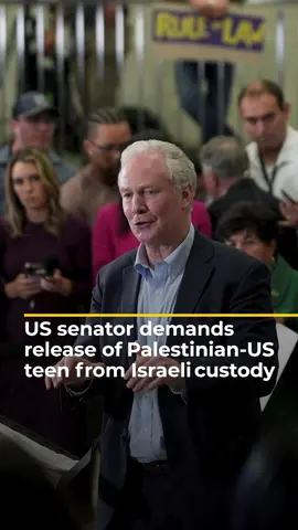 US Senator Chris Van Hollen released a video statement demanding more be done to secure the release of US teen Mohammed Ibrahim who has been detained in an Israeli prison for nine months without trial. The senator has learned that the Florida-born boy has been beaten and lost weight. #news