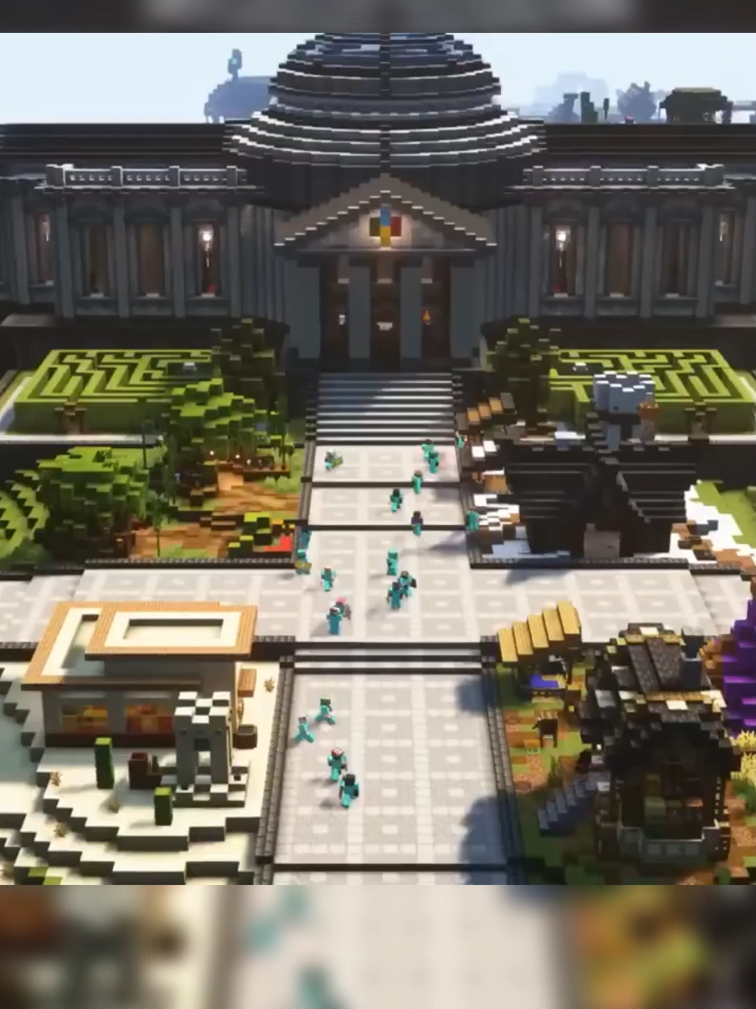 1000 Игроков Построили ОГРОМНУЮ Цивилизацию #Minecraft #майнкрафт #длинныевидео #майнкрафтдлинныевидео #безчастей #майнкрафтбезчастей