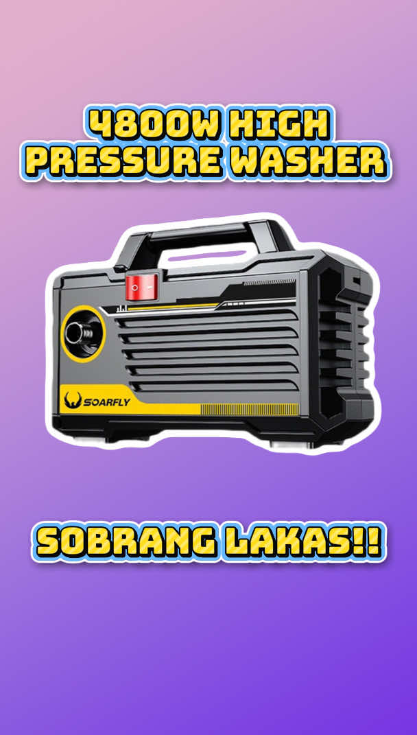 Kung may motor ka, talagang di ka tatamarin maglinis nito! #soarfly #pressurewasher #motorcycleaccessories #creatorsearchinsights 