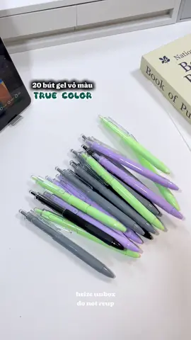 Bút gel vỏ màu zá 🌰 lắm nè #butgelhocsinh #butgel #butbigel #fyp #heyyheize 