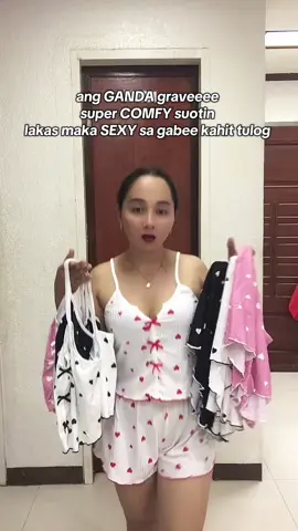 Ang Ganda at subrang comfy  #sleepwear #sleepwearforwomen #sleepwearterno #ternosleepwear #pangtulog 