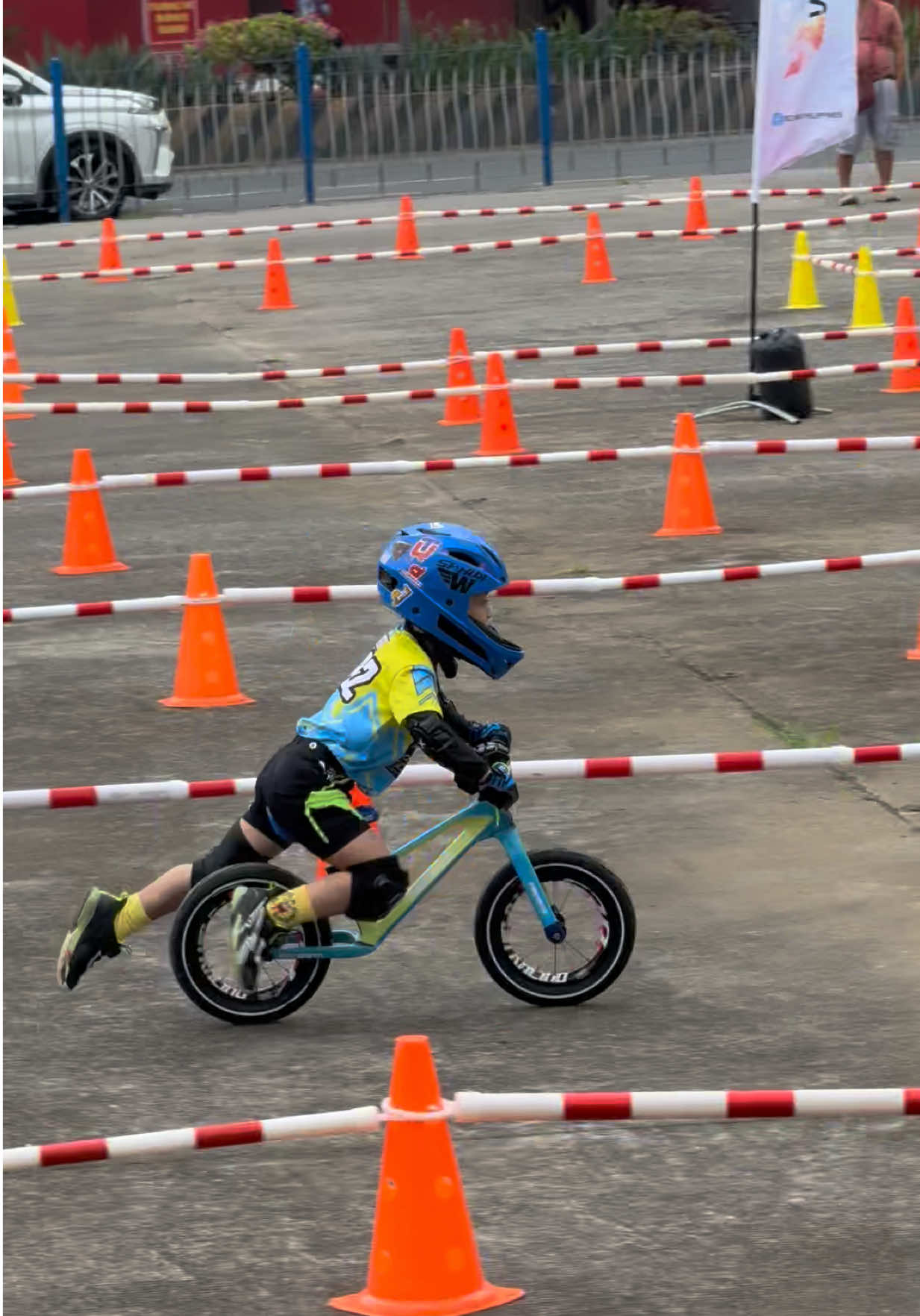 Happy National Bike Day to my little rider! Keep pushing, champ! #fyp #pushbike #pushbikerace #nationalbikeday #toddleractivities 
