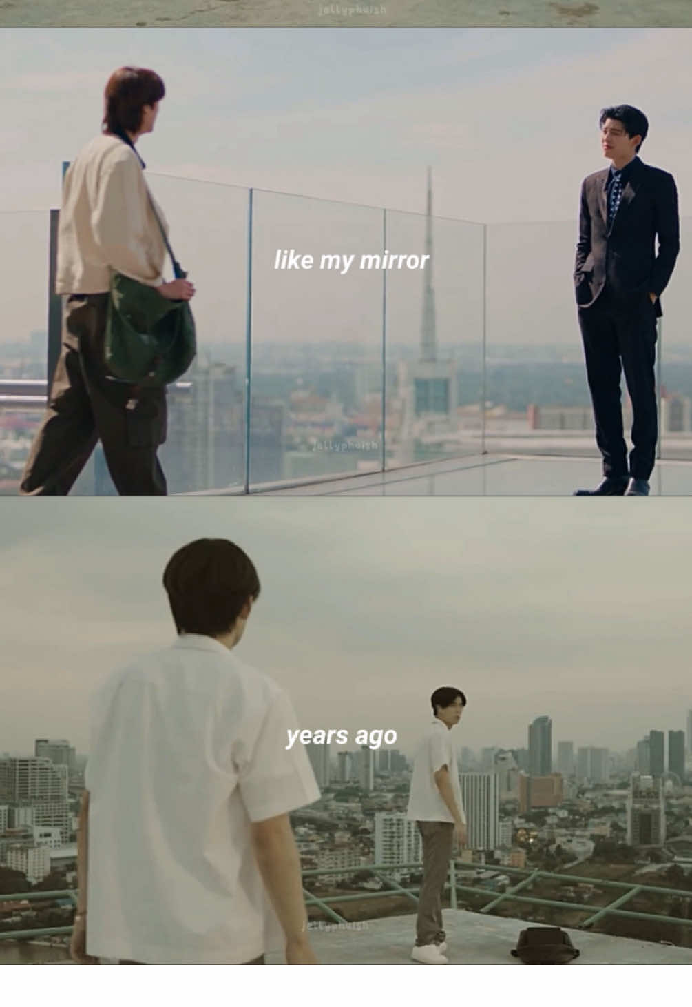 the moment i saw the rooftop scene in me and thee ep2 i was like WAIT A MINUTE THAT REMINDS ME OF NEVER LET ME GO #pondphuwin #meandtheeseries #neverletmego #ปอนด์ภูวินทร์ #thaibl 