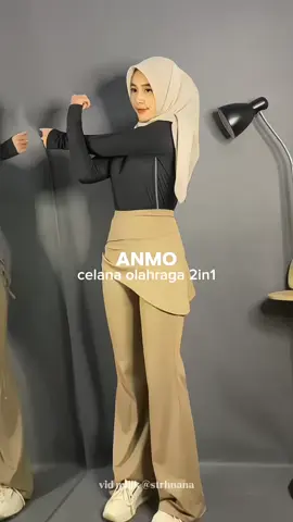 outfit Olahraga cek #anmo #celanaolahraga #celanaolahragawanita #celana2in1 #celanarok 
