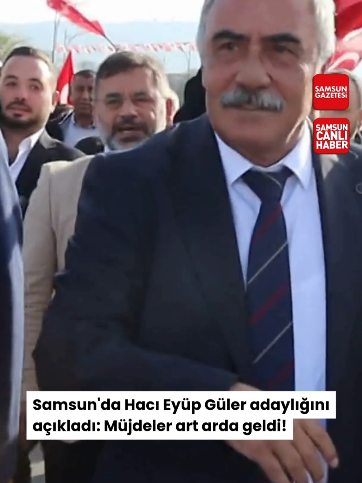 📣 Samsun’da Hacı Eyüp Güler adaylığını açıkladı! Samsun ESOB Başkanı Hacı Eyüp Güler, Samsun Şoförler ve Otomobilciler Odası Başkanlığı’na adaylığını resmen duyurdu. Adaylık açıklamasının ardından müjdeler de art arda geldi. Samsun’da seçim hareketliliği başladı! #Samsun #Haber #HacıEyüpGüler #ESOB #ŞoförlerOdası #Adaylık